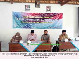 Musyawarah Kalurahan RKP 2023 Karangasem Paliyan